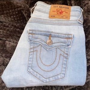 True Religion Jennie Curvy Mid Rise Skinny Jeans